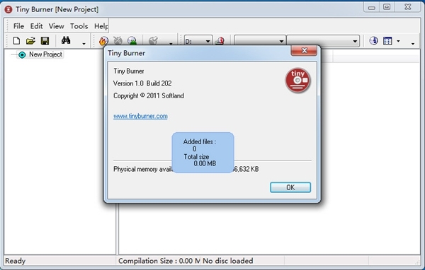 Tiny Burner软件图片2