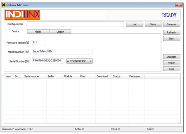 Indilinx MP Tool软件图片
