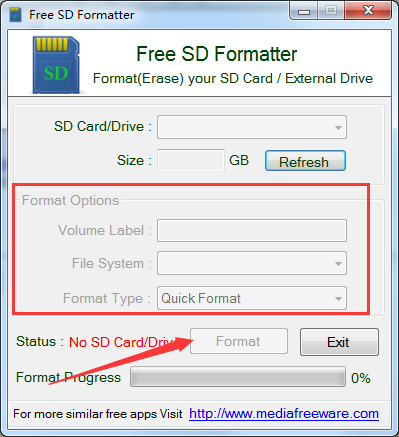 Free SD Formatter(sd卡格式化工具) PC免费版v1.0下载插图2