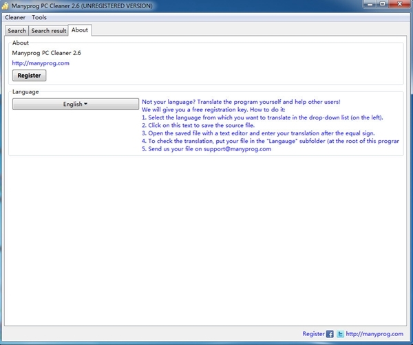 Manyprog PC Cleaner (电脑清理软件)官方版v2.6下载插图2