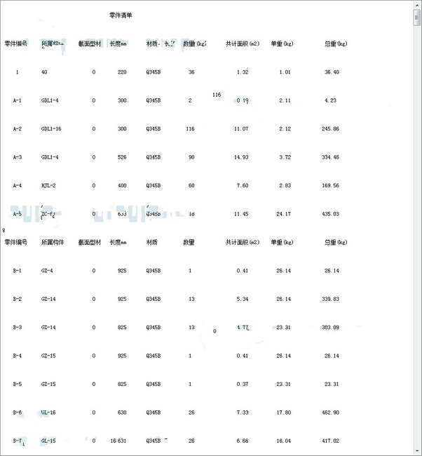 tekla21.0出构件清单方法图片4