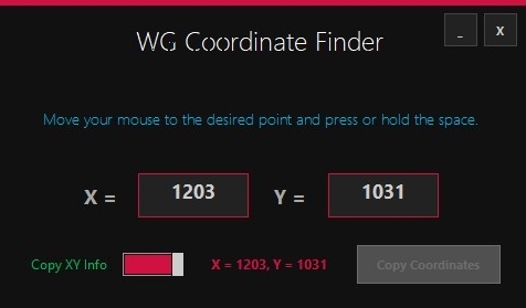 WG Coordinate Finder图片