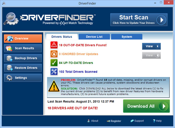 DriverFinder截图