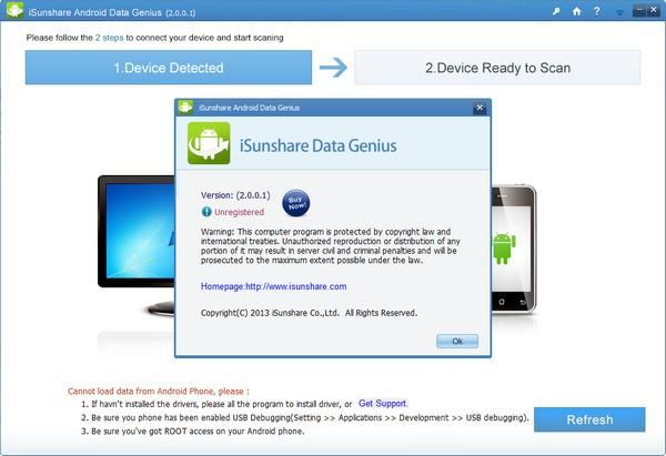 iSunshare Android Data Genius图片2