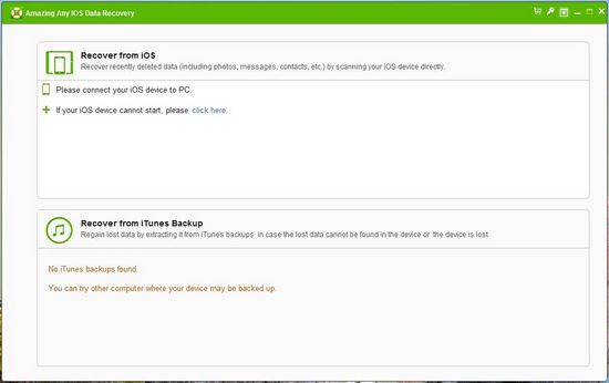 Amazing Any iOS Data Recovery图片