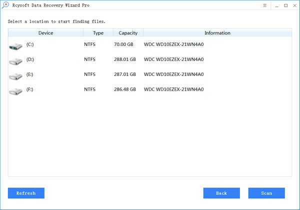 Rcysoft Data Recovery Wizard Pro软件截图2