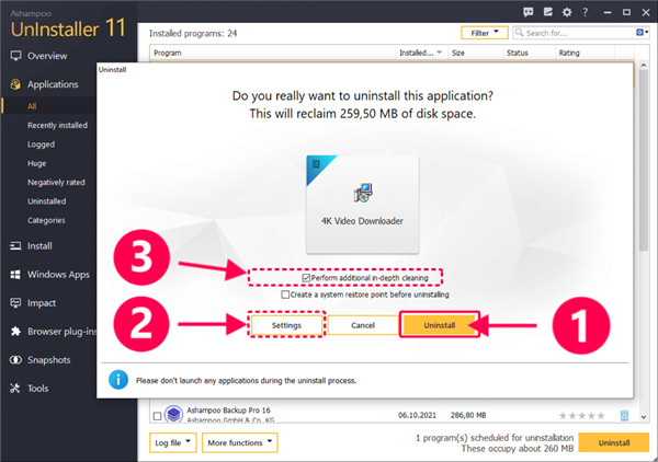 Ashampoo UnInstaller 11中文破解版图片11