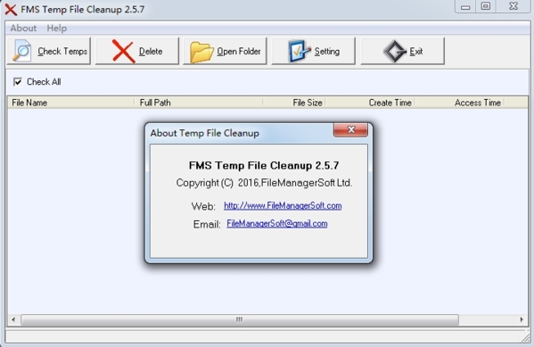 FMS Temp File Cleanup图片2