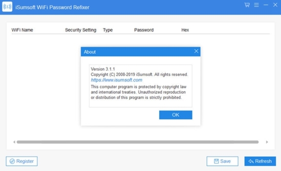 iSumsoft WiFi Password Refixer(wifi密码恢复软件)最新版v3.1.1下载插图1