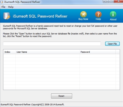 iSumsoft SQL Password Refixer(sql密码重置软件)最新版v3.1.1下载插图