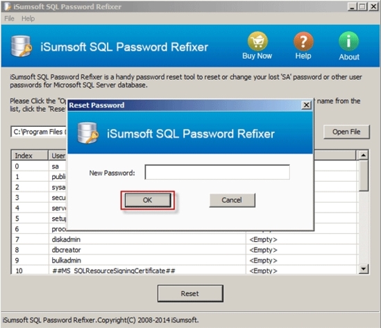iSumsoft SQL Password Refixer(sql密码重置软件)最新版v3.1.1下载插图5