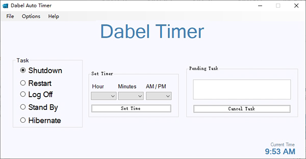Dabel Auto Timer (定时关机工具)绿色版v1.0下载