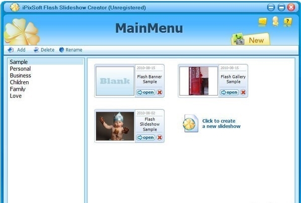 iPixSoft Flash Slideshow Creator图片1