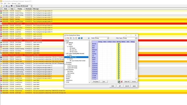 Solarwinds Kiwi Syslog Server截图