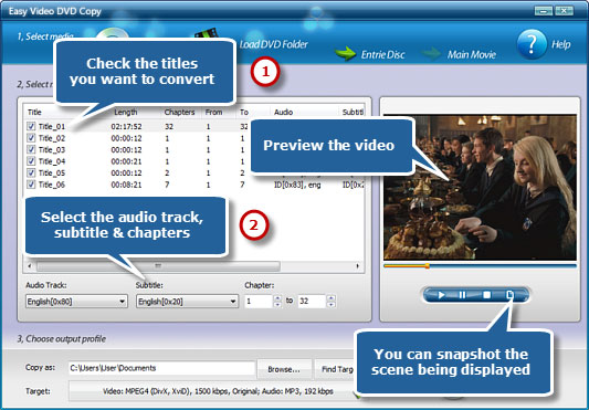 FAEMedia Easy Video DVD Copy截图