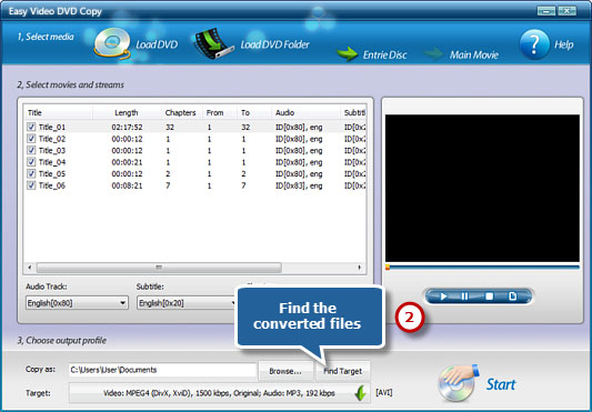 FAEMedia Easy Video DVD Copy截图