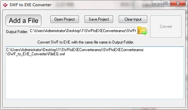 SWF to EXE Converter图片