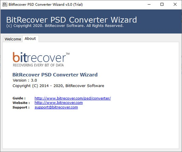 BitRecover PSD Converter Wizard截图2