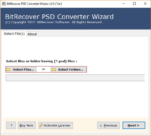 BitRecover PSD Converter Wizard截图3