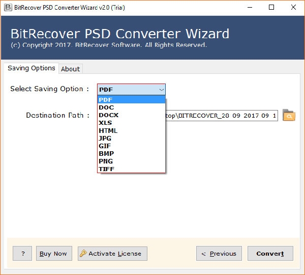 BitRecover PSD Converter Wizard截图7