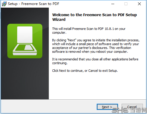 Freemore Scan to PDF安装方法1