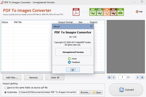 Adept PDF to Image Converter软件图片2