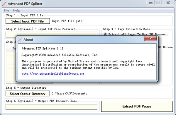 Advanced PDF Splitter软件图片2