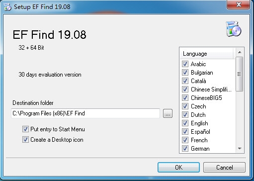 EF Find (硬盘文件搜索软件)官方最新版v19.08下载插图
