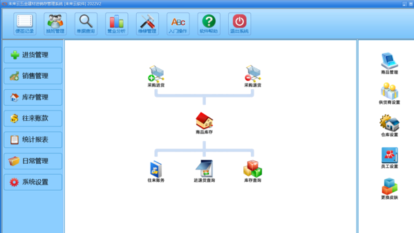 未来云五金建材进销存系统图片2