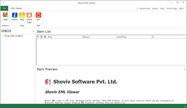 Shoviv EML Viewer图