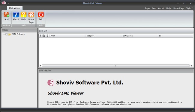 Shoviv EML Viewer图