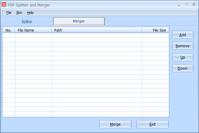 PDF Splitter and Merger图