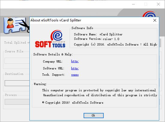 eSoftTools vCard Splitter图片2