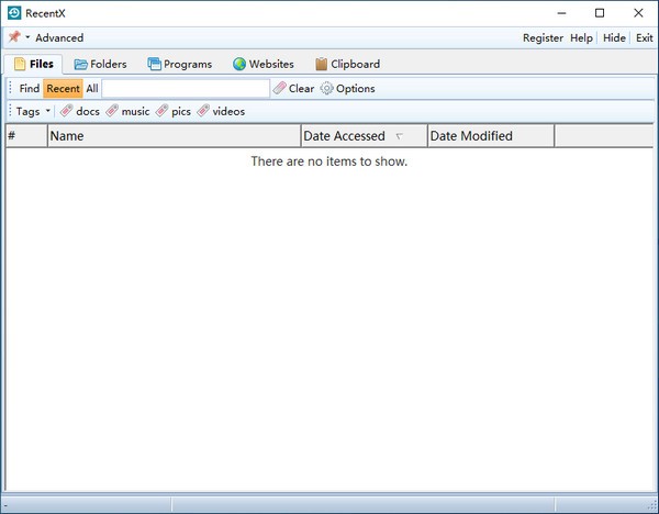 RecentX下载|RecentX (电脑访问查询器)免费版v5.0.22下载插图