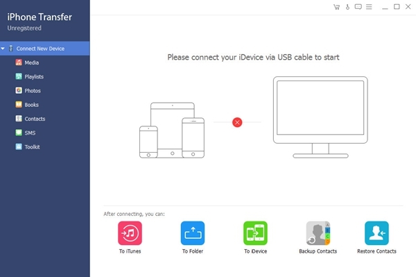 Apeaksoft iPhone Transfer软件图片2
