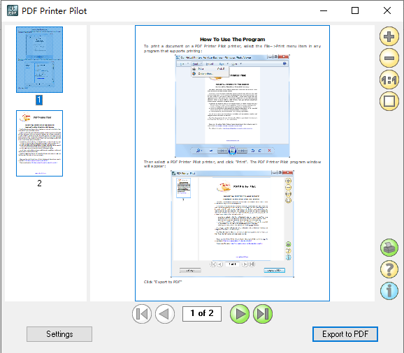 PDF Printer Pilot图片