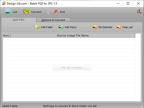 Batch PSD to JPG(批量psd转jpg软件) 官方版v1.5下载