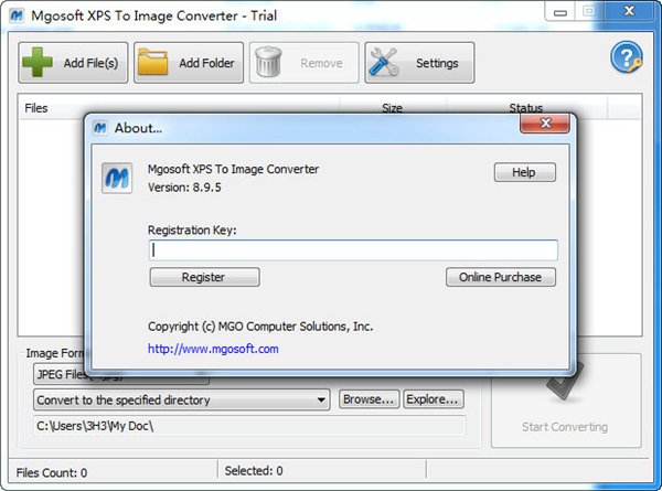 Mgosoft XPS To Image Converter图