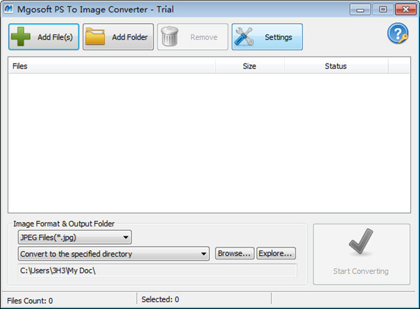 Mgosoft PS To Image Converter图