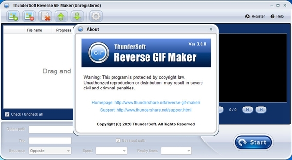 ThunderSoft Reverse GIF Maker软件图片3