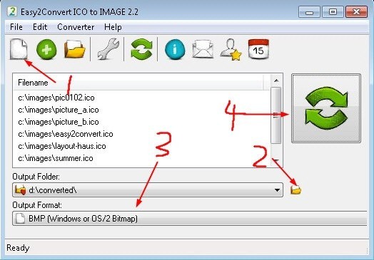 Easy2Convert ICO to IMAGE图