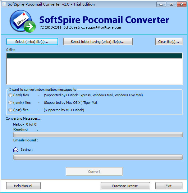 SoftSpire Pocomail Converter图
