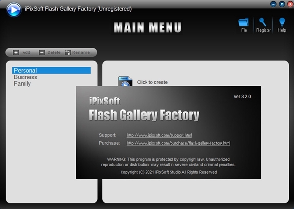 iPixSoft Flash Gallery Factory图片3