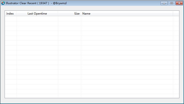Illustrator Clear Recent图