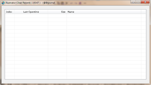 Illustrator Clear Recent图