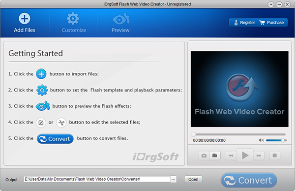 iOrgSoft Flash Web Video Creator图片