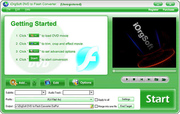 DVD转Flash转换器下载|iOrgSoft DVD to Flash Converter 官方版v3.3.8下载