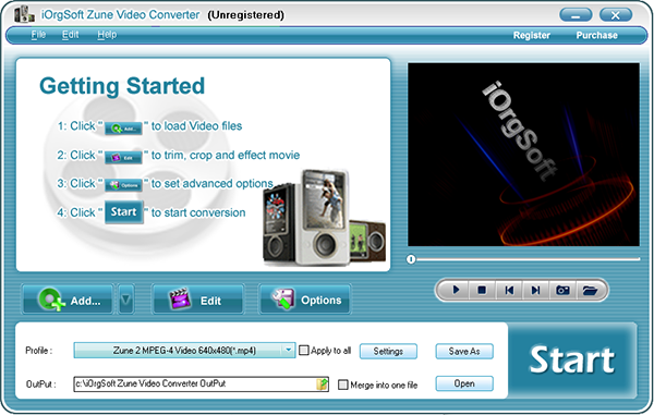 iOrgSoft Zune Video Converter图片