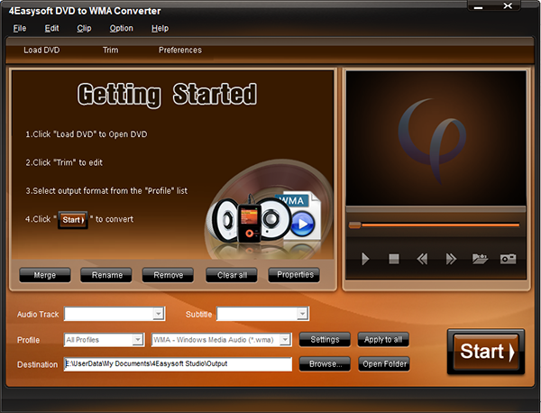 4Easysoft DVD to WMA Converter图片