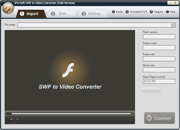 iPixSoft SWF to Video Converter截图